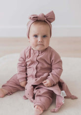 Baby Girl Sparkle Organic Cotton Sleeper