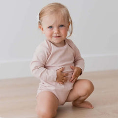 Baby and Toddler Girls Organic Cotton Ribbed Cutesy Bodysuit
