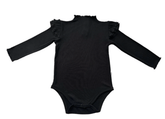 Twinkle Moon Black Bamboo Bodysuit
