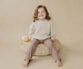 Baby and Toddler Moxlee Bamboo Flare Leggings-Cocoa