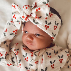 Baby and Toddler Organic Holly Pajama
