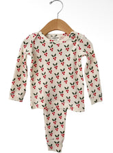 Baby and Toddler Organic Holly Pajama