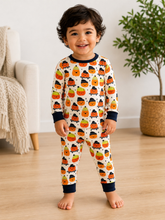 Baby and Toddler Bamboo Pumpkin Buds 2 Piece Long Sleeve Set