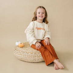 Baby and Toddler Bamboo Flare Leggings Burnt Orange