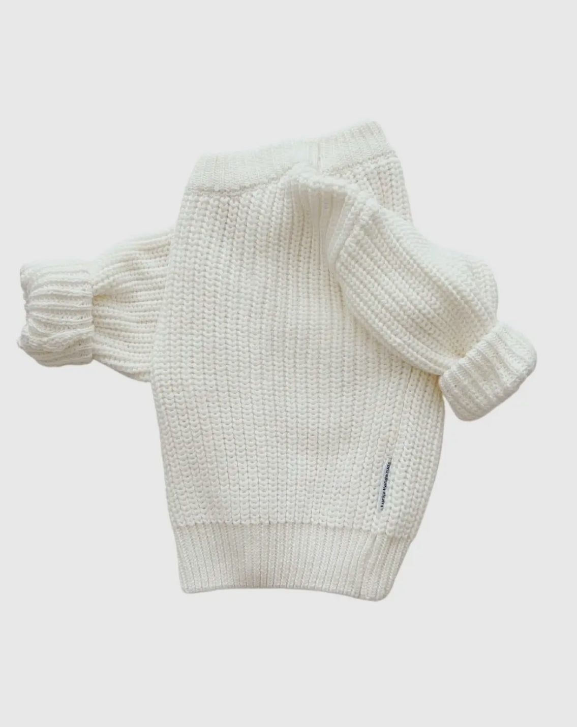 Baby and Toddler Girls Cotton Milk White Sweater