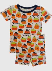 Bamboo Pumpkin Buds 2 Piece Short Set