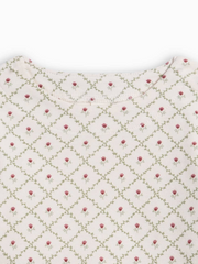 Ryle Snap Shoulder Top - Hedge Floral