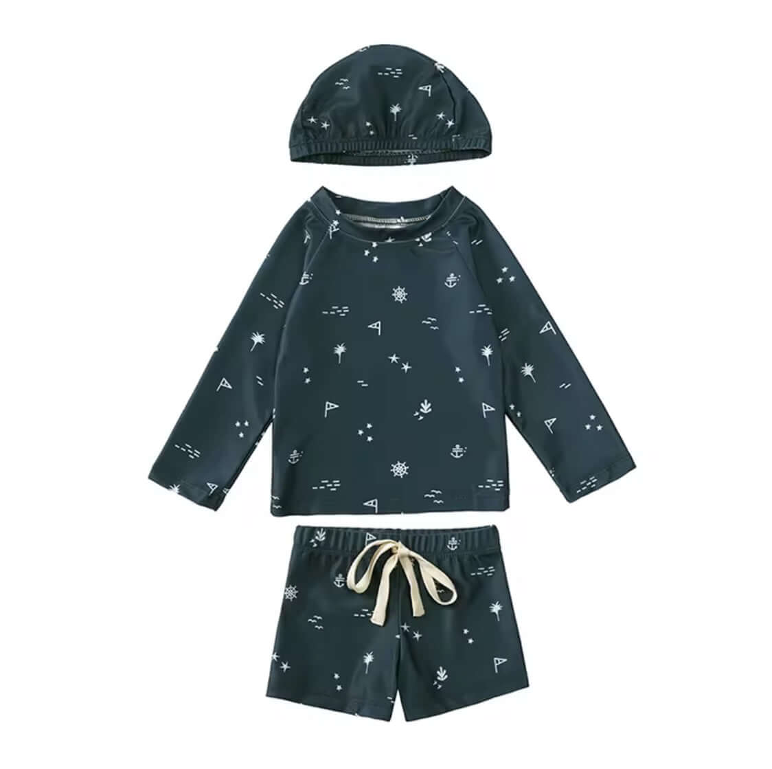 Sailboat and Nautical Swimsuit