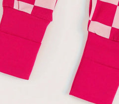 Pretty in Pink Checker Sleeper