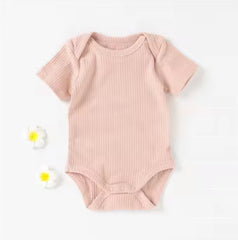 Dusty Rose Ribbed Bodysuits