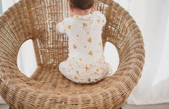Floral Sleeper with Ruffles