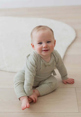 Baby and Toddler Girl Organic Cotton Ribbed Cutesy Suspenders