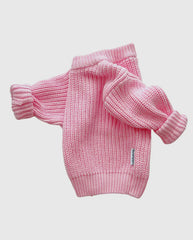 Baby and Toddler Girl Cotton Light Pink Ashton’s Cozy Sweater