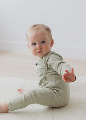 Baby and Toddler Girl Organic Cotton Ribbed Cutesy Suspenders