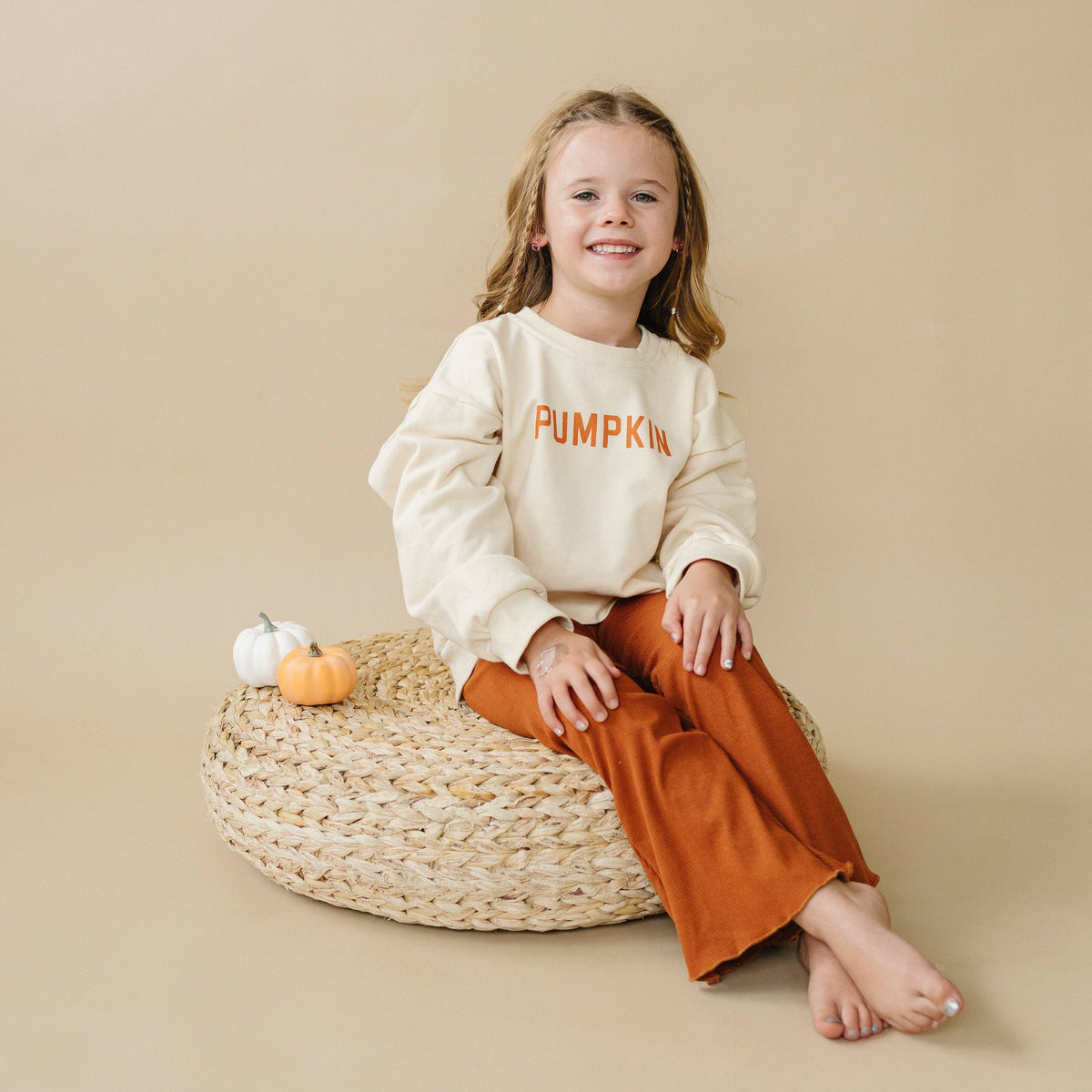 Baby and Toddler Bamboo Flare Leggings Burnt Orange